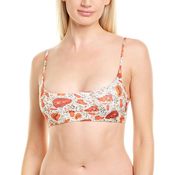 Martha Rey Womens  Charlotte Bandeau Top, Red - Picture 1 of 3